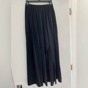 Sablyn Black 100% Silk Skirt